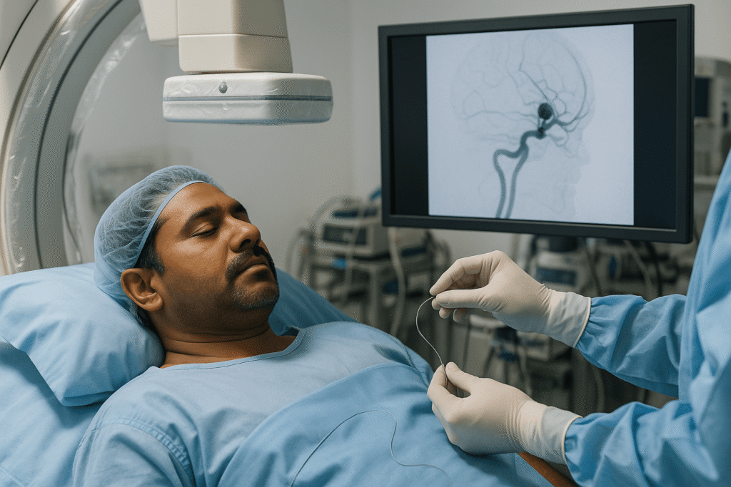 Cerebral Aneurysm Coiling